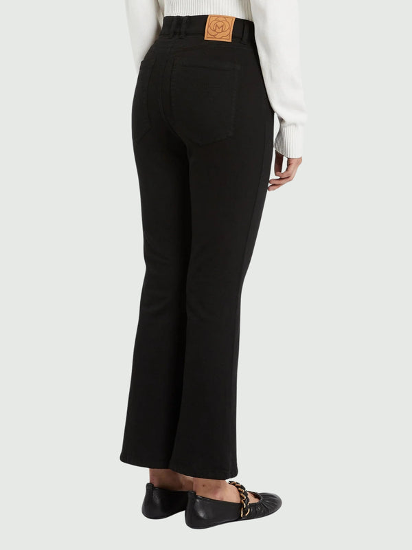 Pantaloni flare con frange - NERO MARELLA