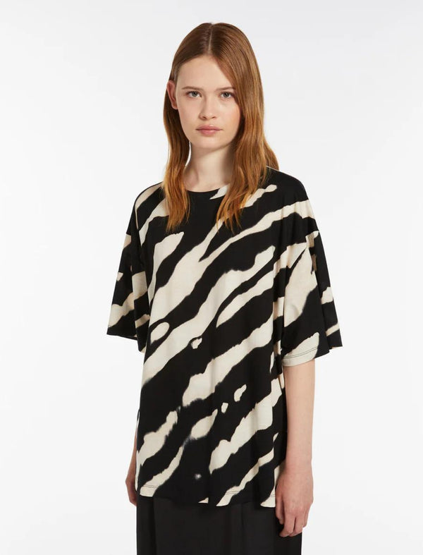 T-SHIRT STAMPA ZEBRA weekend maxmara