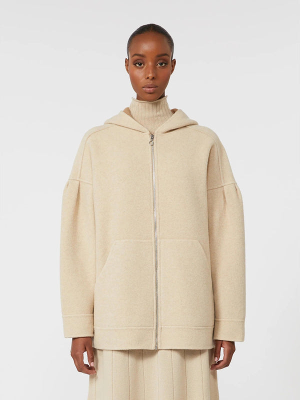 Giacca in double di mista lana - CAMMELLO/ALBINO MAXMARA MM