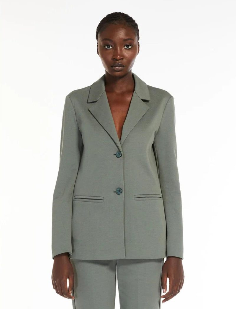 Blazer monopetto in tessuto Milano maxmara leisure