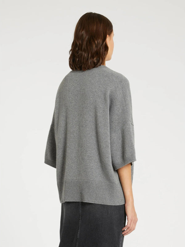 Maglia in filato di lana, cachemire & viscosa - GRIGIO MARELLA