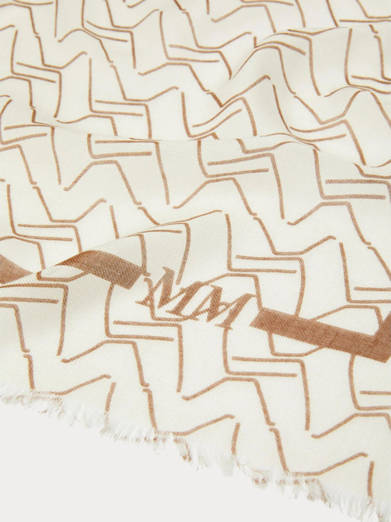 Foulard in garza di lana e modal - CAMMELLO MAXMARA MM