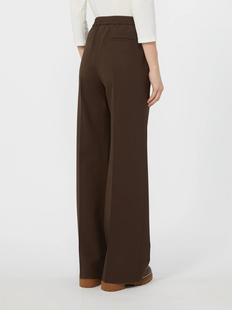 Pantalone in gabardina di lana tecnica - CIOCCOLATO WEEKEND MAXMARA