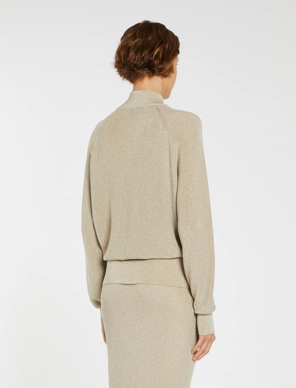Blouson in lurex mandorla marella