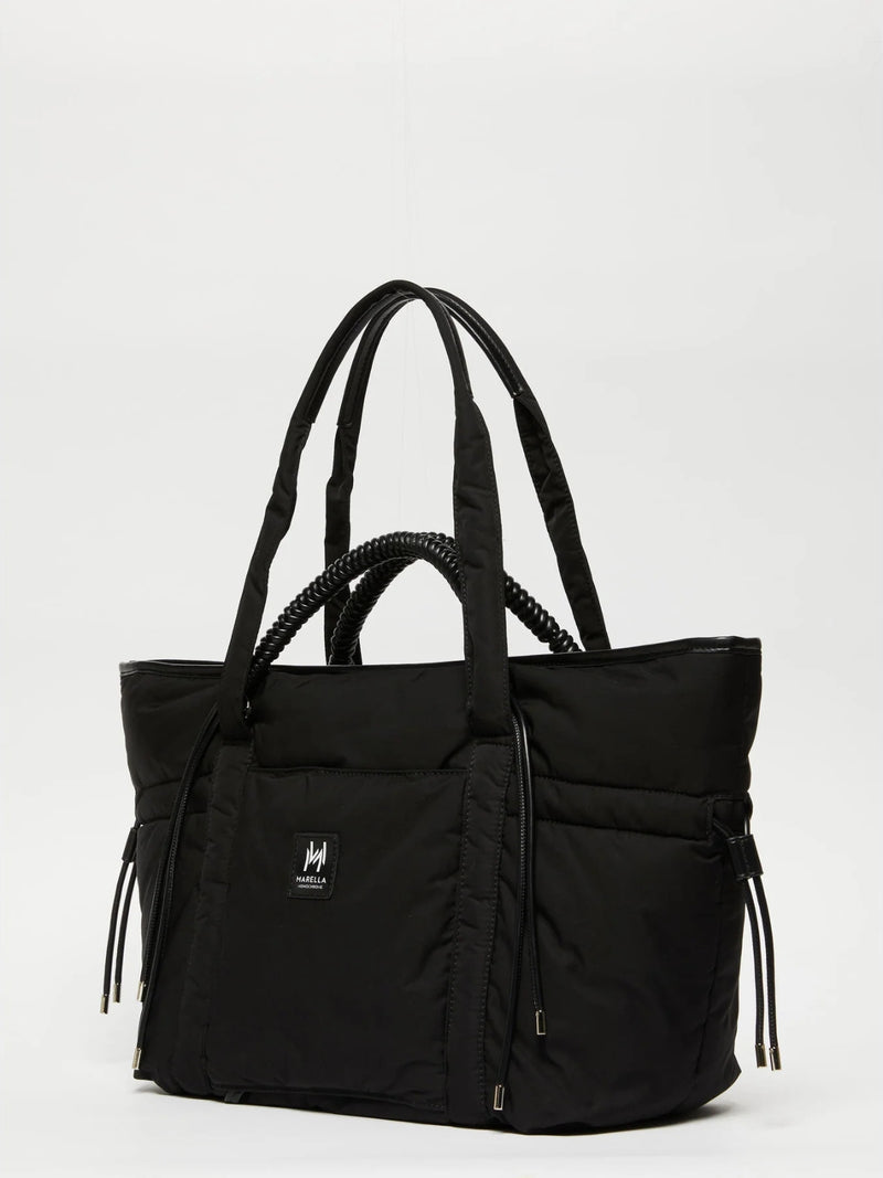 Borsa weekender con doppi manici - NERO MARELLA MONOCHROME