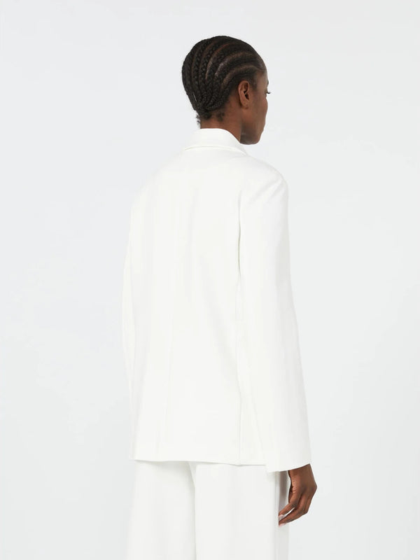 Blazer doppiopetto in jersey di viscosa - BIANCO MaxMara MM