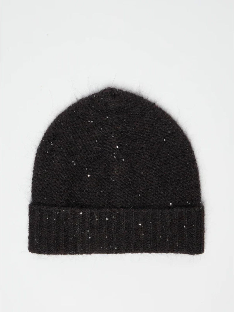 Beanie con paillettes marella monochorme