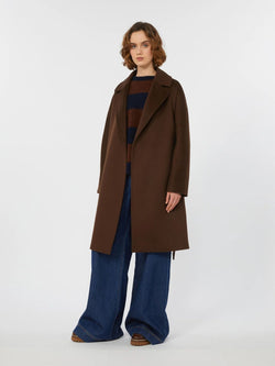 Cappotto a vestaglia in lana - CIOCCOLATO WEEKEND MAXMARA