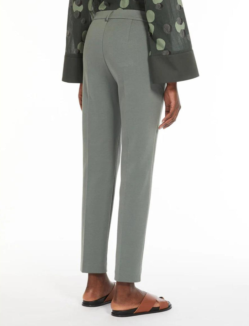 Pantalone in cotone a punto Milano maxmara leisure