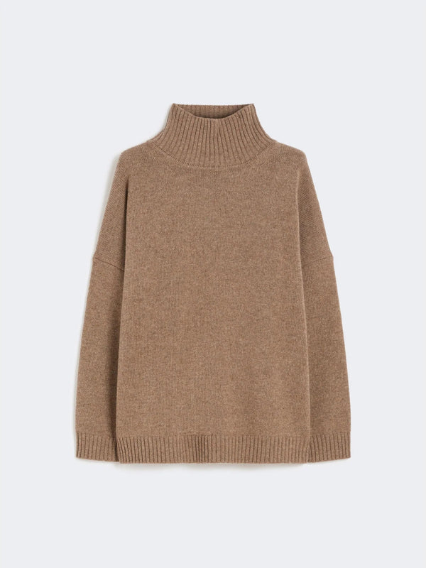 Dolcevita in filato di lana - NOCE MELANGE WEEKEND MAXMARA