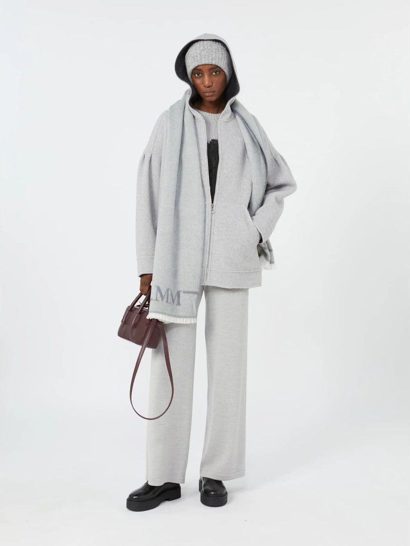 Giacca in double di mista lana - GRIGIO MAXMARA MM