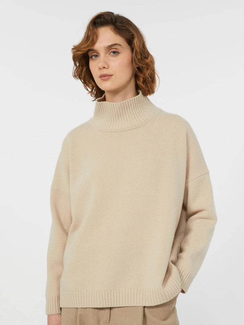 Dolcevita in filato di lana - ECRU WEEKEND MAXMARA