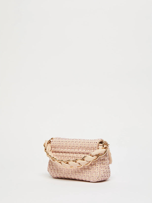 Borsa Le Muse small con intreccio e strass - CIPRIA MARELLA