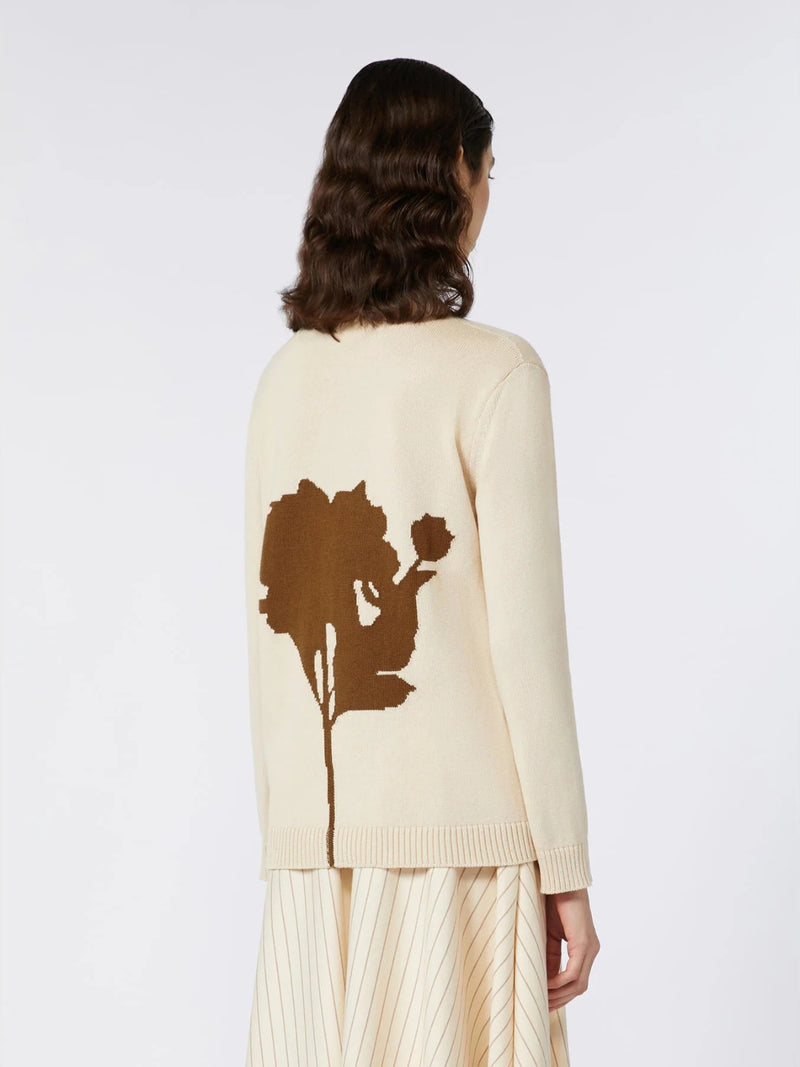 Maglia in filato di puro cotone MAXMARA MM