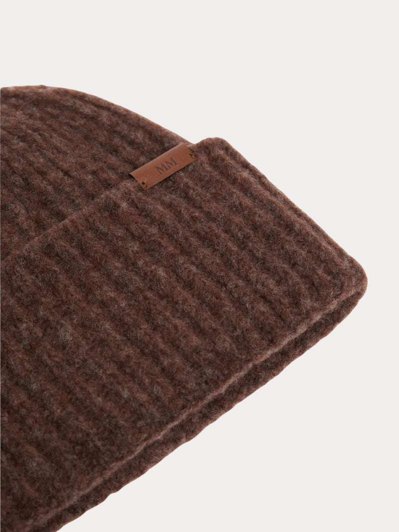 Berretto in filato di mista lana cardata - BORGOGNA MAXMARA MM