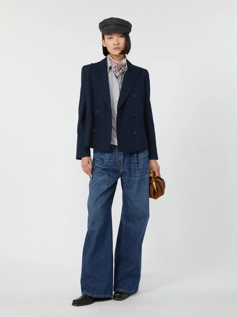 Blazer doppiopetto in gabardina di cotone WEEKEND MAXMARA