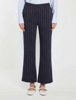 Pantalone in tessuto natté - Blu marella