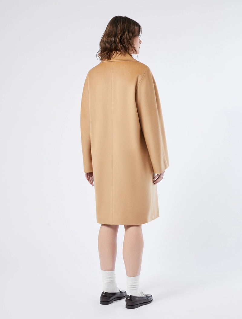 Cappotto in drap di pura lana - BEIGE PERSONA BY MARINA RINALDI
