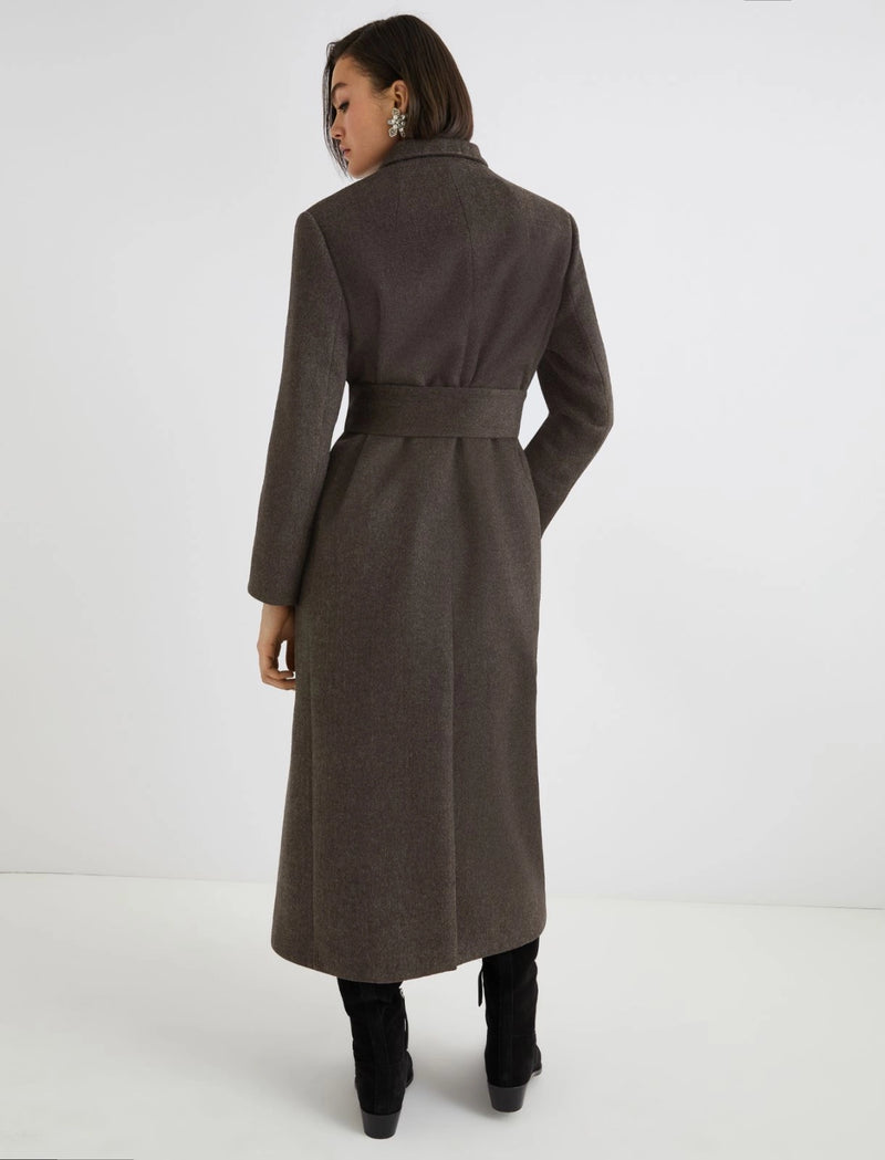 Cappotto monopetto - MARRONE MARELLA