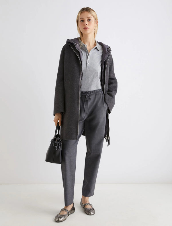 Cappotto con imbottitura staccabile - ANTRACITE MARELLA