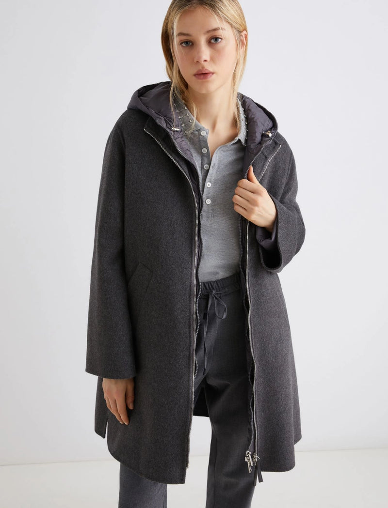 Cappotto con imbottitura staccabile - ANTRACITE MARELLA