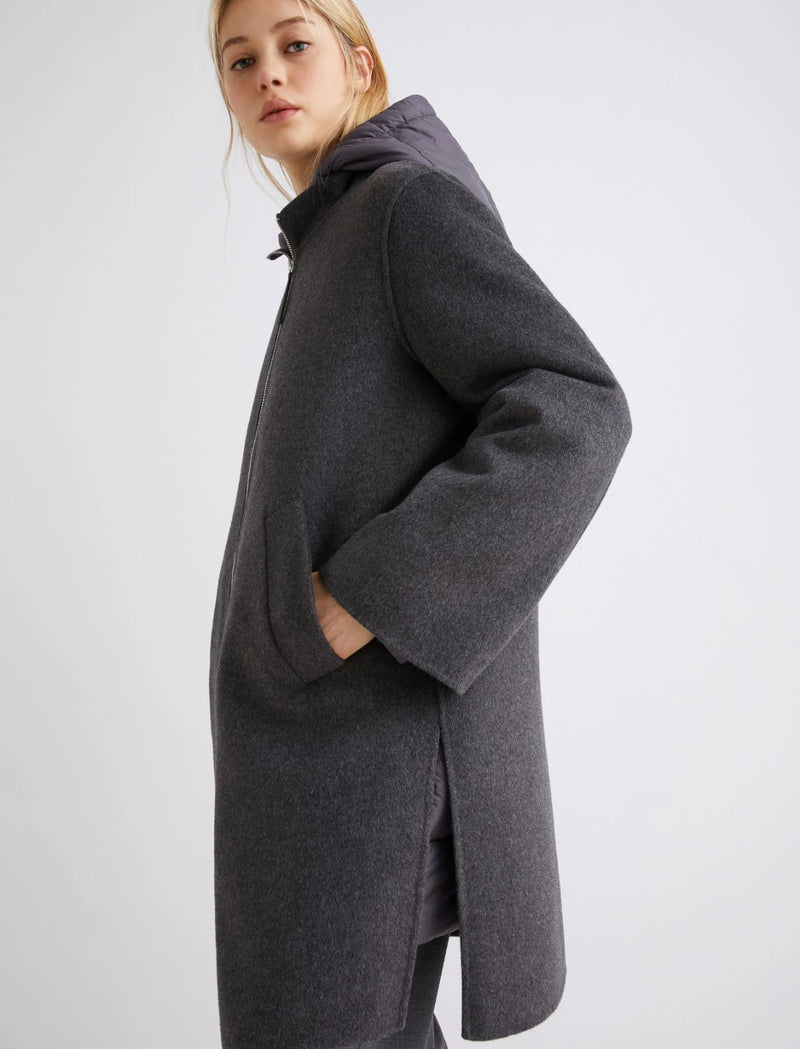 Cappotto con imbottitura staccabile - ANTRACITE MARELLA
