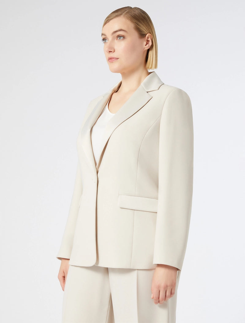 Giacca blazer in crêpe envers satin PERSONA BY MARINA RINALDI