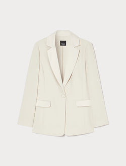 Giacca blazer in crêpe envers satin PERSONA BY MARINA RINALDI