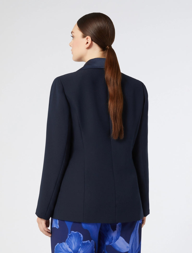Giacca blazer in crêpe envers satin PERSONA BY MARINA RINALDI