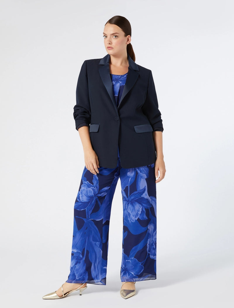 Giacca blazer in crêpe envers satin PERSONA BY MARINA RINALDI