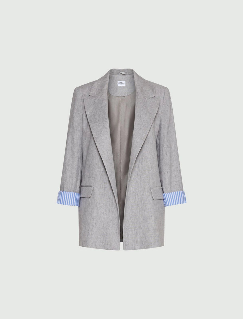 Blazer in misto lino stretch Marella