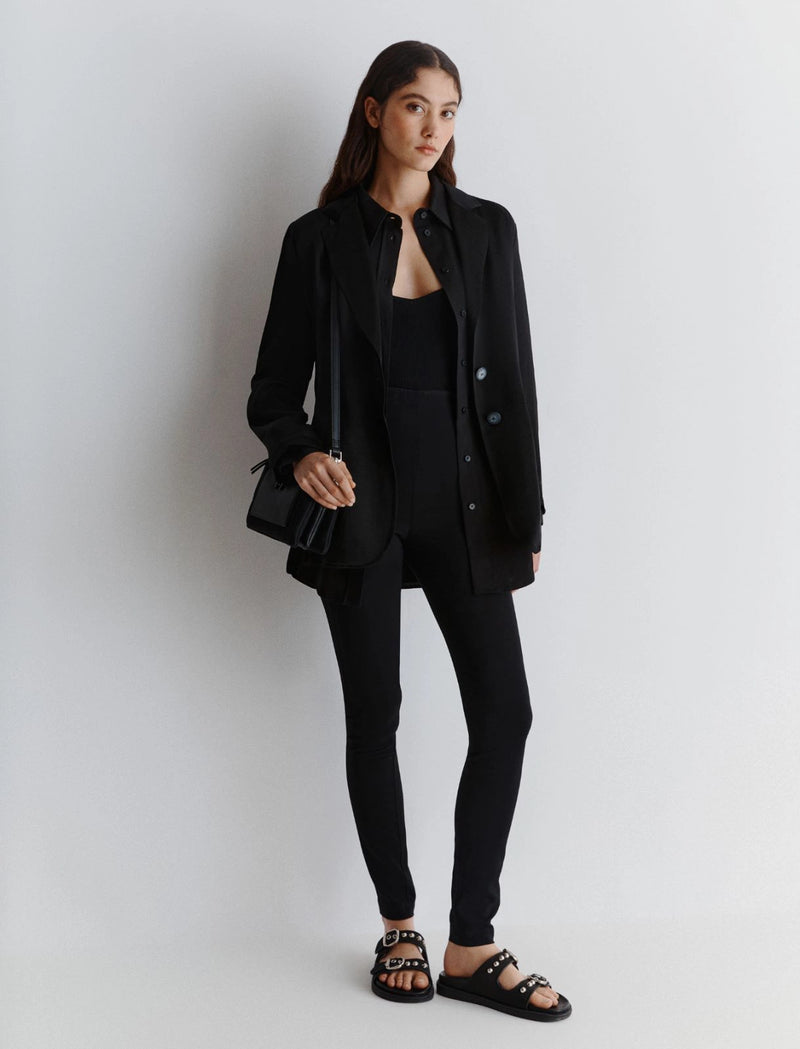 Blazer in tessuto crinkle - Nero MARELLA Monochrome