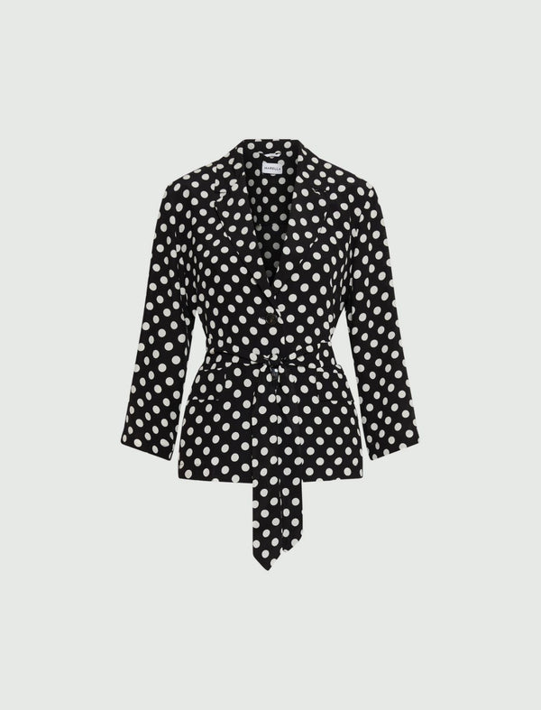Blazer con cintura - Nero Marella