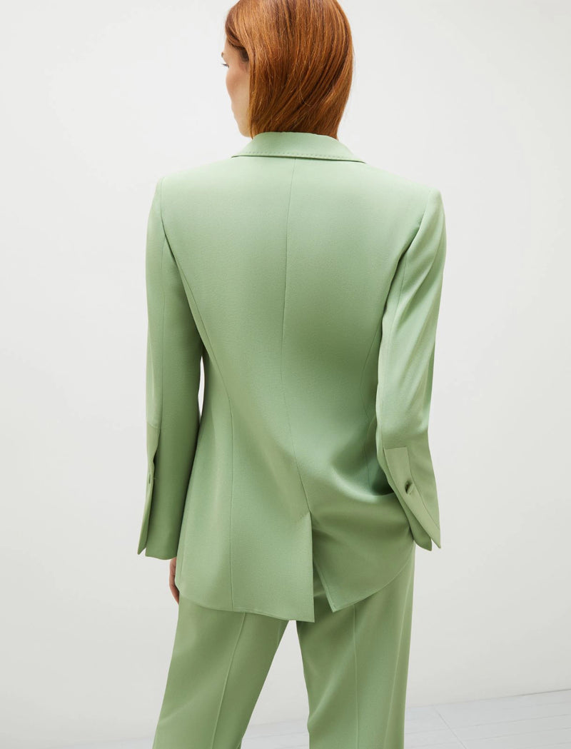 Blazer in cady crêpe - Verde Marella
