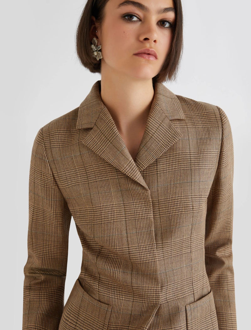 Giacca aderente in lana - MIELE MARELLA