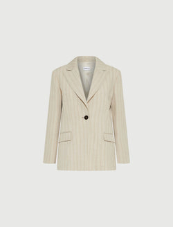 Blazer in tela stretch - ECRU` MARELLA