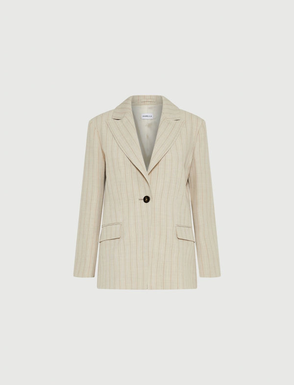 Blazer in tela stretch - ECRU` MARELLA