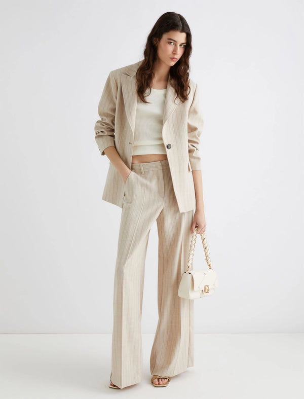 Blazer in tela stretch - ECRU` MARELLA