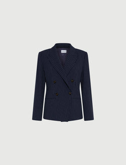 Blazer in tela stretch - BLU MARELLA