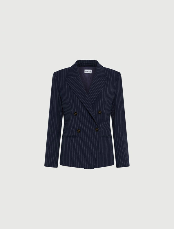 Blazer in tela stretch - BLU MARELLA