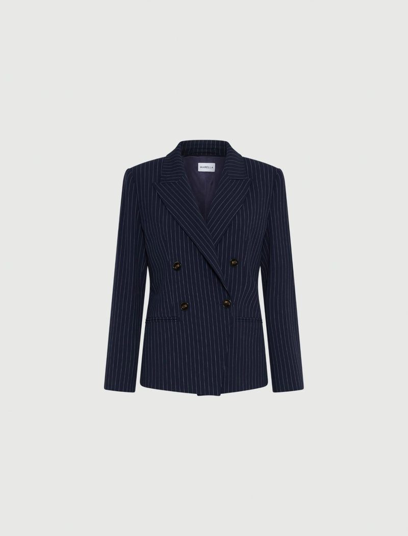 Blazer in tela stretch - BLU MARELLA
