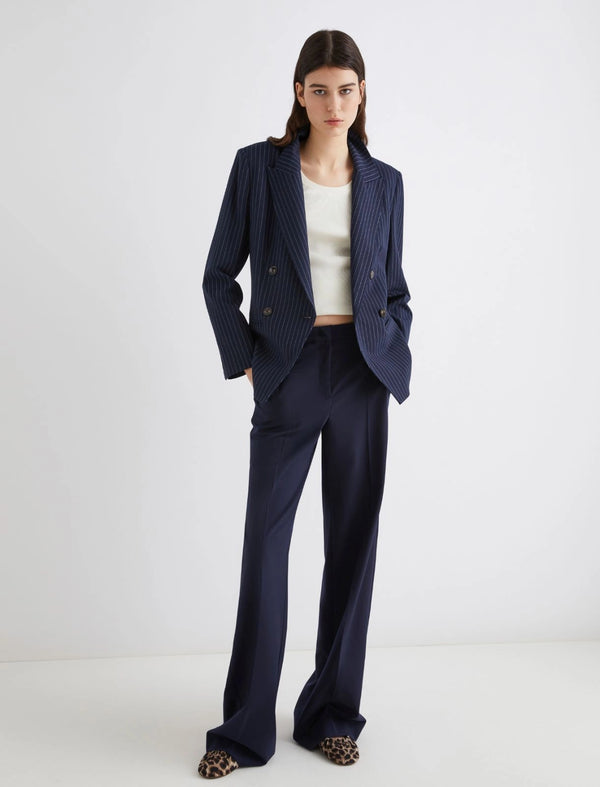 Blazer in tela stretch - BLU MARELLA