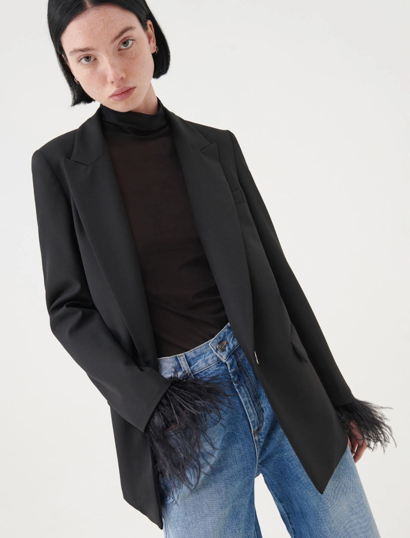 Blazer con piume MARELLA