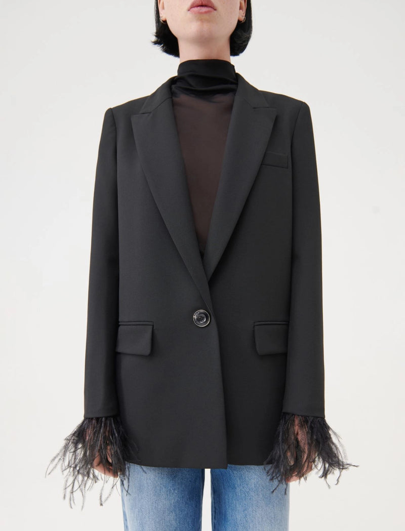 Blazer con piume MARELLA