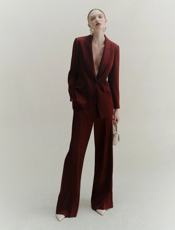 Giacca in satin - BORDEAUX MARELLA