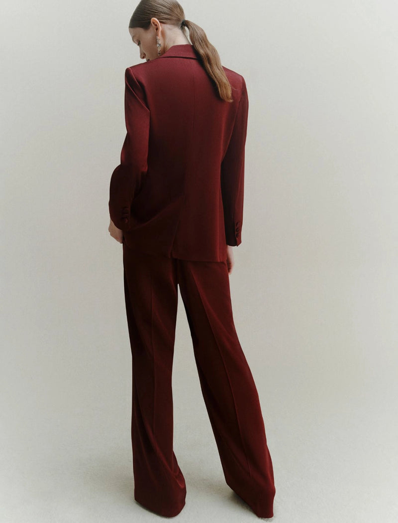 Giacca in satin - BORDEAUX MARELLA