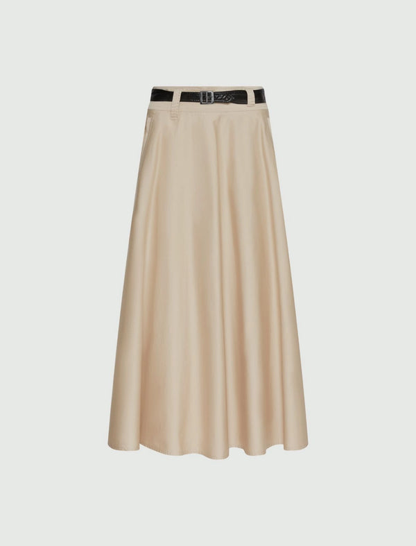 Gonna jacquard - Sabbia MARELLA