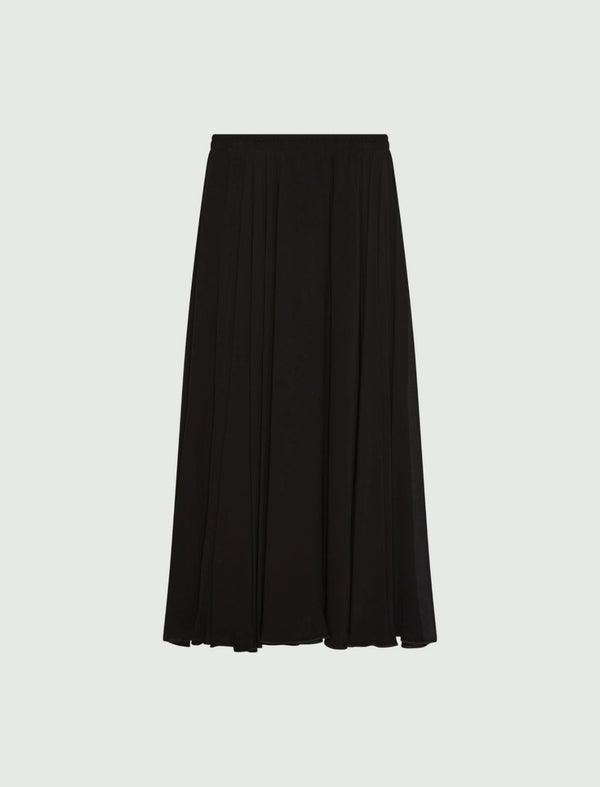 Gonna lunga in georgette - NERO MARELLA