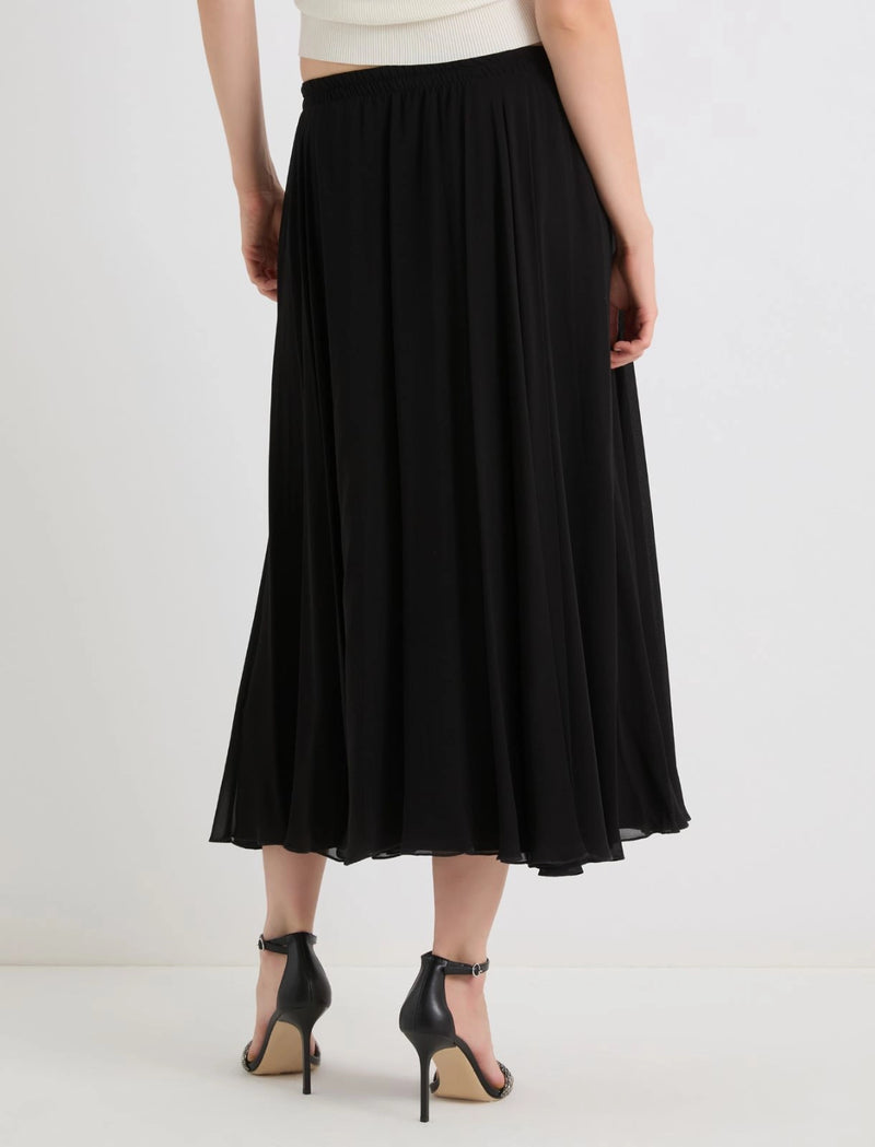 Gonna lunga in georgette - NERO MARELLA