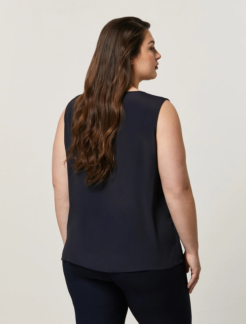 BLUSA IN ACETATO E SETA persona by marina rinaldi